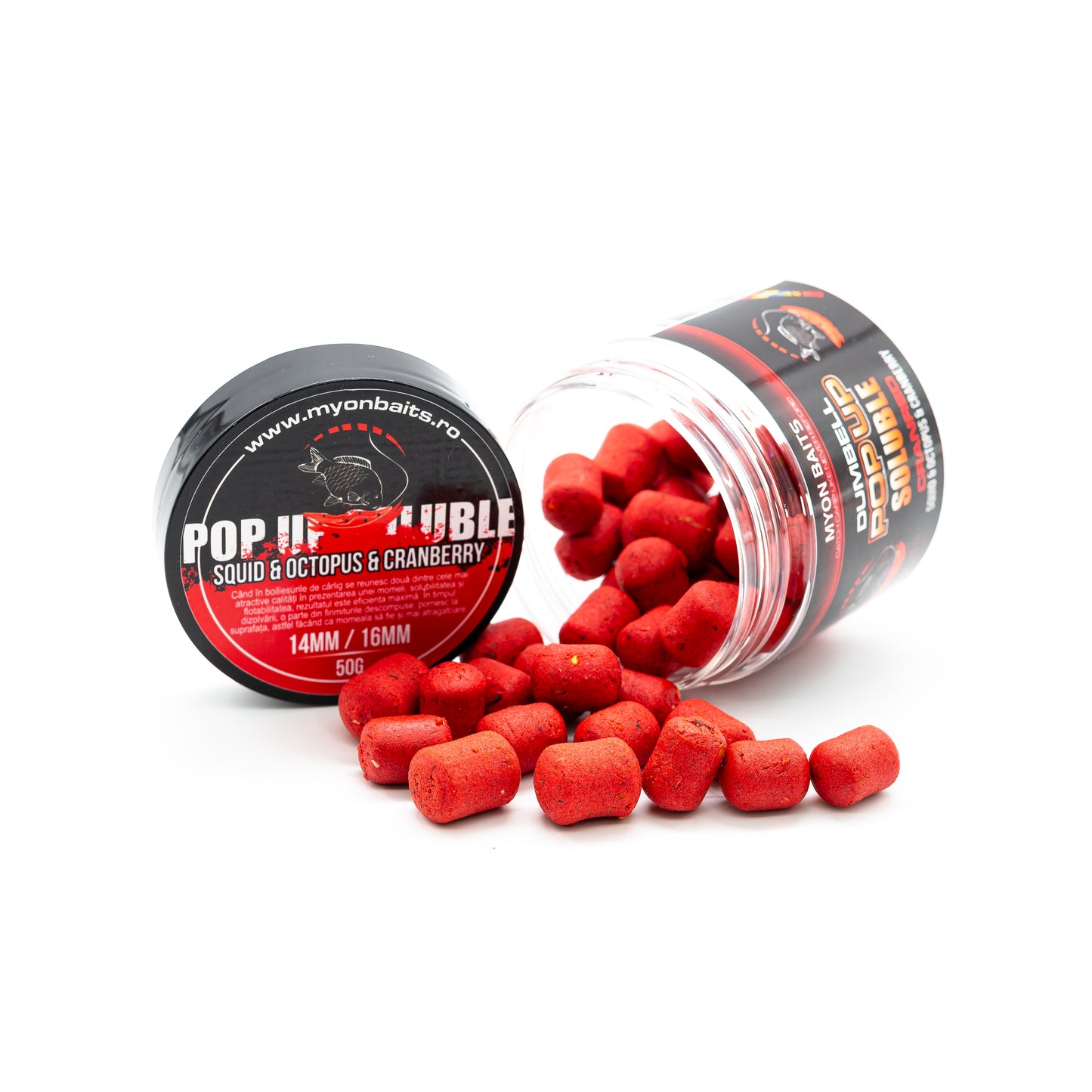 Pop Up Soluble Dumbell CranRed