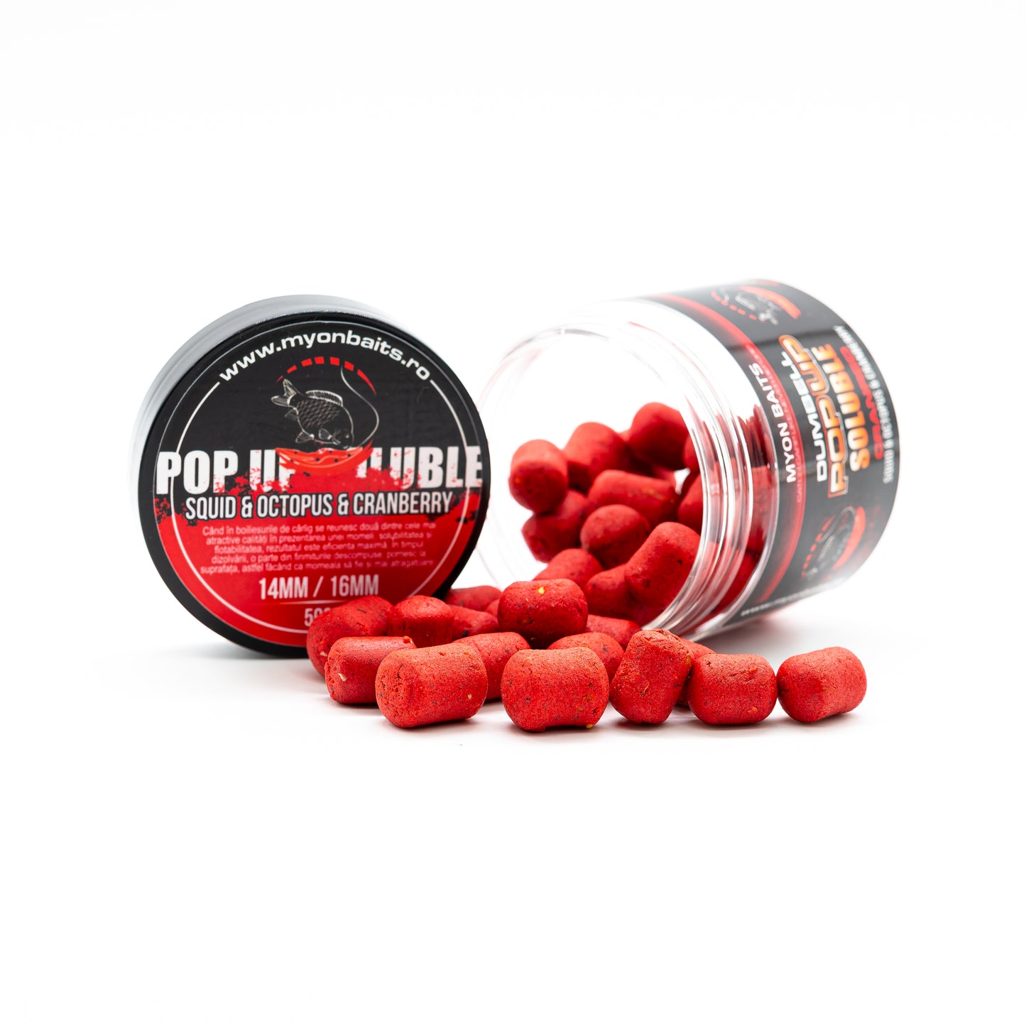 Pop Up Soluble Dumbell CranRed