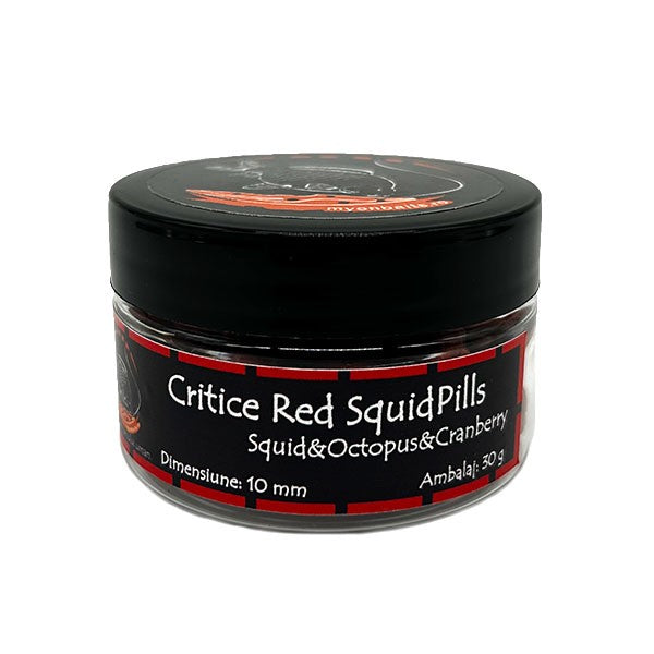 Myon Baits Critic Echilibrate Red SquidPills 10 mm Myon Baits Carlig premium Produse