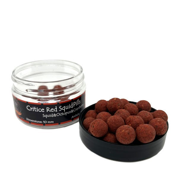 Myon Baits Critic Echilibrate Red SquidPills 10 mm Myon Baits Carlig premium Produse