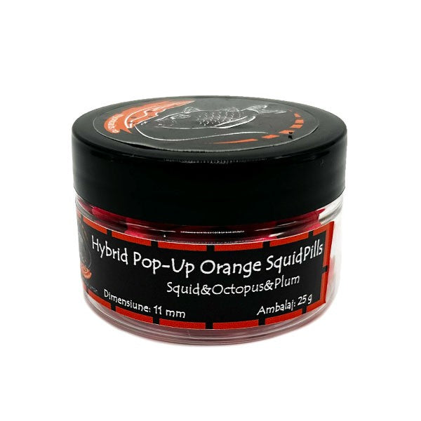 Myon Baits Hybrid Pop Up Orange SquidPills 11 mm Myon Baits Pop Up Produse